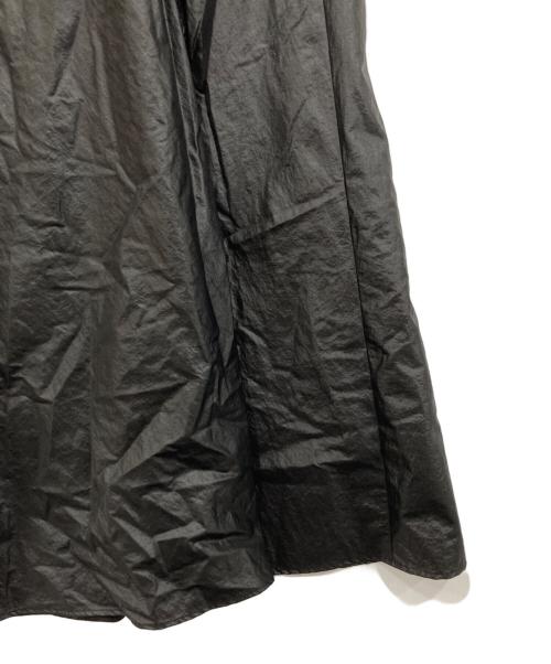 BEARDSLEY（ビアズリー）BEARDSLEY (ビアズリー) レザー調ギャザーパンツ ブラック サイズ:1の古着・服飾アイテム