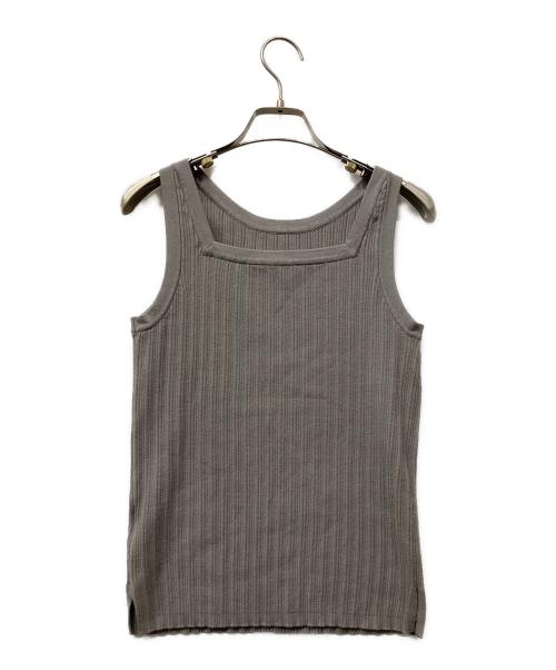 CADUNE（カデュネ）CADUNE (カデュネ) シアーシャツ付き3点セット グレー サイズ:36の古着・服飾アイテム