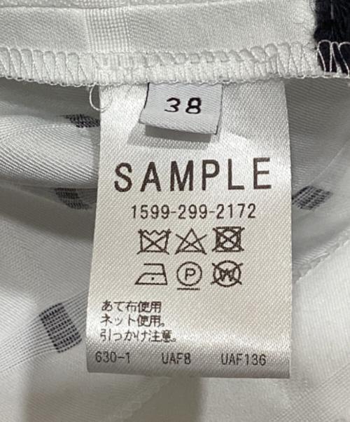 UNITED ARROWS（ユナイテッドアローズ）UNITED ARROWS (ユナイテッドアローズ) リボン カットジャカード 8SL ブラウス ホワイト サイズ:38の古着・服飾アイテム
