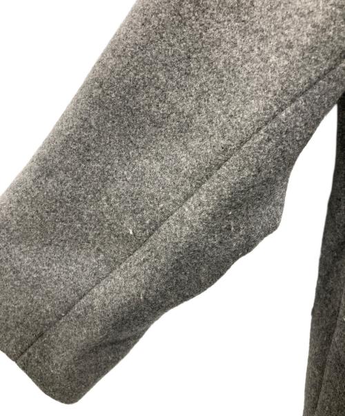 green label relaxing（グリーンレーベルリラクシング）green label relaxing (グリーンレーベルリラクシング) セントデールウール ノーカラー ミドル コート グレー サイズ:36の古着・服飾アイテム