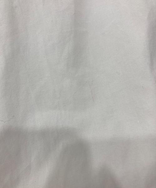 GANNI（ガニー）GANNI (ガニー) ビブカラーブラウス ホワイト サイズ:32の古着・服飾アイテム