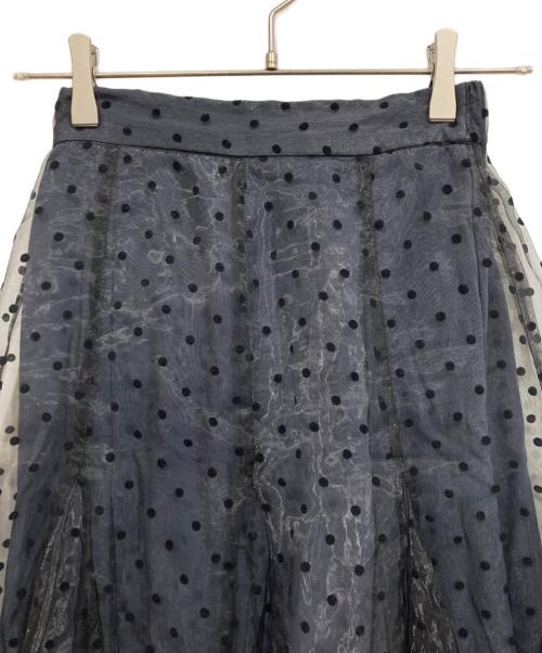 ST.ROONEY（セントルーニー）ST.ROONEY (セントルーニー) オーガンジードットスカート ネイビー サイズ:Freeの古着・服飾アイテム