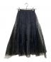 ST.ROONEY（セントルーニー）の古着「オーガンジードットスカート」｜ネイビー