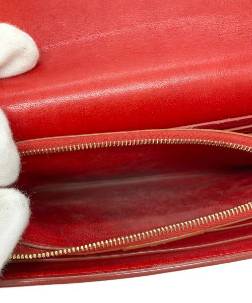 THE ROW（ザ ロウ）THE ROW (ザ ロウ) Lady Soft Leather Wallet レディソフトレザーウォレット レッドの古着・服飾アイテム