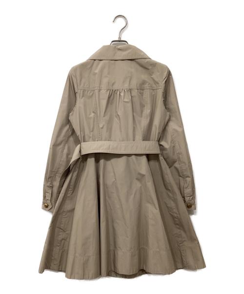 BLUE LABEL CRESTBRIDGE（ブルーレーベルクレストブリッジ）BLUE LABEL CRESTBRIDGE (ブルーレーベルクレストブリッジ) 金釦ベルテッドコート ベージュ サイズ:36の古着・服飾アイテム