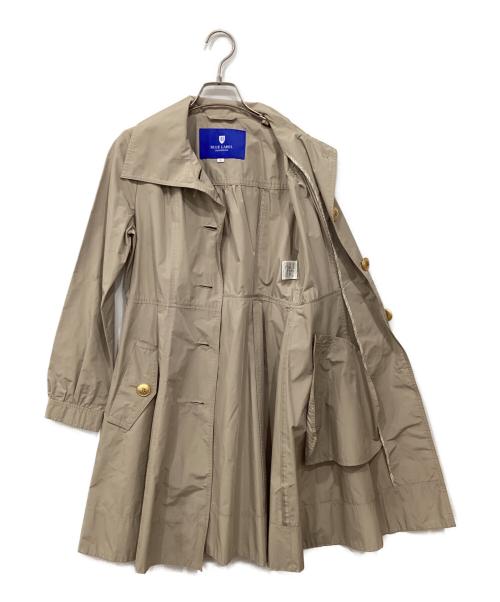 BLUE LABEL CRESTBRIDGE（ブルーレーベルクレストブリッジ）BLUE LABEL CRESTBRIDGE (ブルーレーベルクレストブリッジ) 金釦ベルテッドコート ベージュ サイズ:36の古着・服飾アイテム
