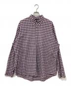 RALPH LAURENラルフローレン）の古着「チェックシャツ」｜パープル