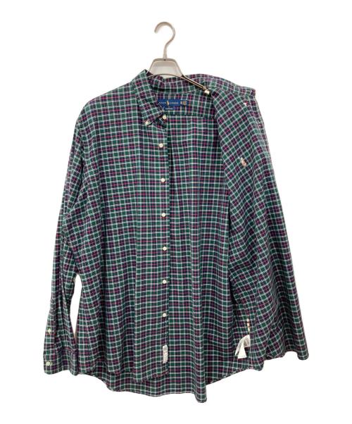 RALPH LAUREN（ラルフローレン）RALPH LAUREN (ラルフローレン) チェックシャツ グリーン サイズ:XXLの古着・服飾アイテム