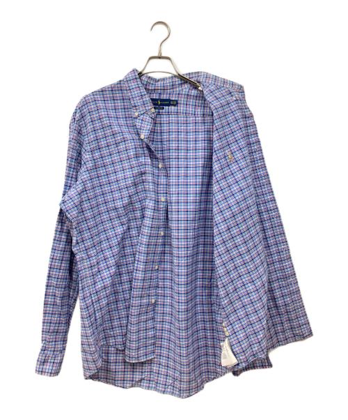 RALPH LAUREN（ラルフローレン）RALPH LAUREN (ラルフローレン) チェックシャツ ブルー サイズ:XXLの古着・服飾アイテム