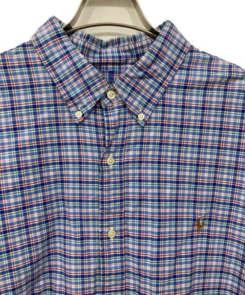 RALPH LAUREN（ラルフローレン）RALPH LAUREN (ラルフローレン) チェックシャツ ブルー サイズ:XXLの古着・服飾アイテム
