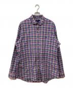 POLO RALPH LAURENポロ・ラルフローレン）の古着「チェックシャツ」｜レッド