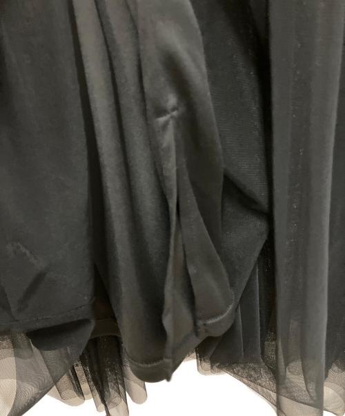 Ameri（アメリ）Ameri (アメリ) BLACK TULLE WAVE TIERED DRESS ブラック サイズ:SIZE Mの古着・服飾アイテム