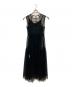Ameri (アメリ) BLACK TULLE WAVE TIERED DRESS ブラック サイズ:SIZE M：10000円