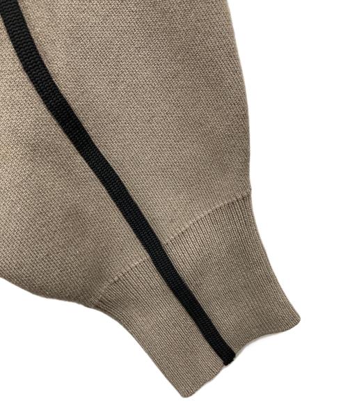 Adam et Rope（アダム エ ロペ）Adam et Rope (アダム エ ロペ) ラインアートカーディガン ベージュ サイズ:Freeの古着・服飾アイテム