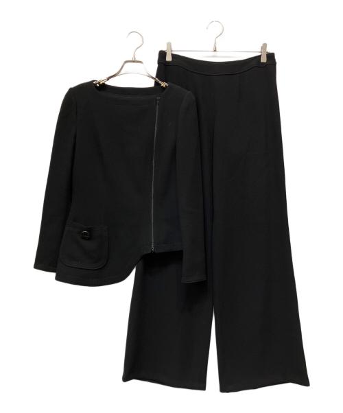 TAE ASHIDA（タエ アシダ）TAE ASHIDA (タエ アシダ) アシメジャケットセットアップ ブラック サイズ:9の古着・服飾アイテム