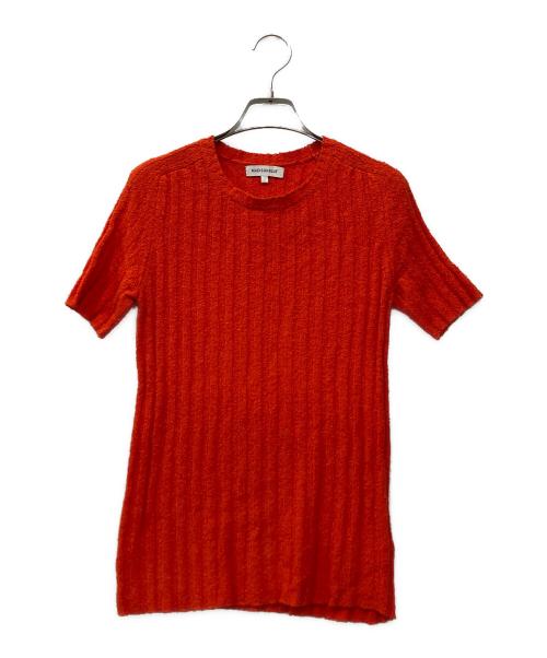 MADISON BLUE（マディソンブルー）MADISON BLUE (マディソンブルー) RIB S/S CREW / リブ S/S クルー レッド サイズ:1の古着・服飾アイテム