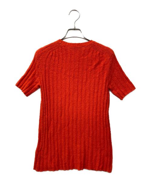 MADISON BLUE（マディソンブルー）MADISON BLUE (マディソンブルー) RIB S/S CREW / リブ S/S クルー レッド サイズ:1の古着・服飾アイテム