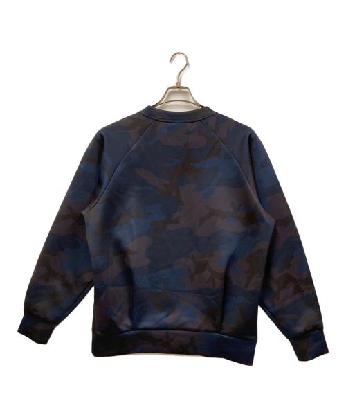 Junhashimoto（ジュンハシモト）Junhashimoto (ジュンハシモト) TUCK SWEAT CREW CAMO ネイビー サイズ:4の古着・服飾アイテム