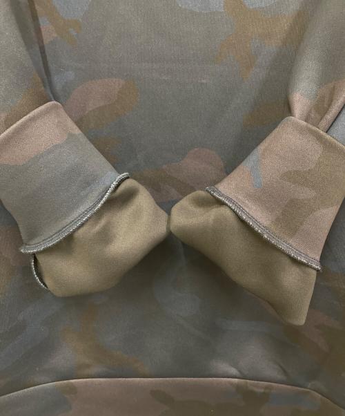 Junhashimoto（ジュンハシモト）Junhashimoto (ジュンハシモト) TUCK SWEAT CREW CAMO ネイビー サイズ:4の古着・服飾アイテム