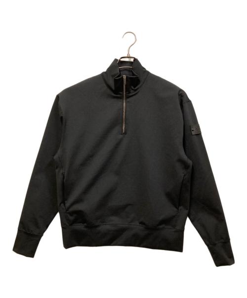 Junhashimoto（ジュンハシモト）junhashimoto (ジュンハシモト) H+ HALF ZIP PULLOVER/ハーフジッププルオーバー ブラック サイズ:3の古着・服飾アイテム