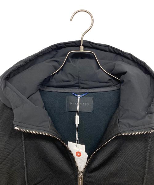 Junhashimoto（ジュンハシモト）junhashimoto (ジュンハシモト) GROSSRICH HIGH NECK ZIP HOODIE ブラック サイズ:4の古着・服飾アイテム