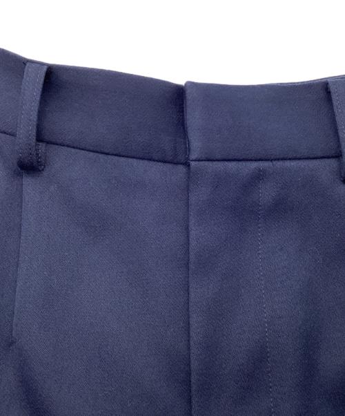 LOEFF（ロエフ）LOEFF (ロエフ) ダブルクロス ボンタントラウザーパンツ ネイビーの古着・服飾アイテム