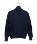 Zanone (ザノーネ) 5ゲージウールソリッドスタンドカラーニットカーディガン ネイビー サイズ:50：23000円