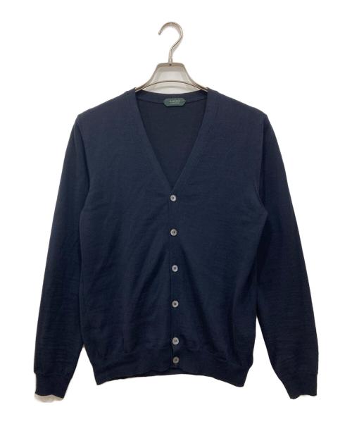 Zanone（ザノーネ）Zanone (ザノーネ) ウールカーディガン ネイビー サイズ:48の古着・服飾アイテム