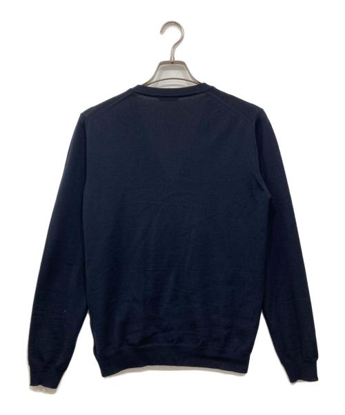 Zanone（ザノーネ）Zanone (ザノーネ) ウールカーディガン ネイビー サイズ:48の古着・服飾アイテム