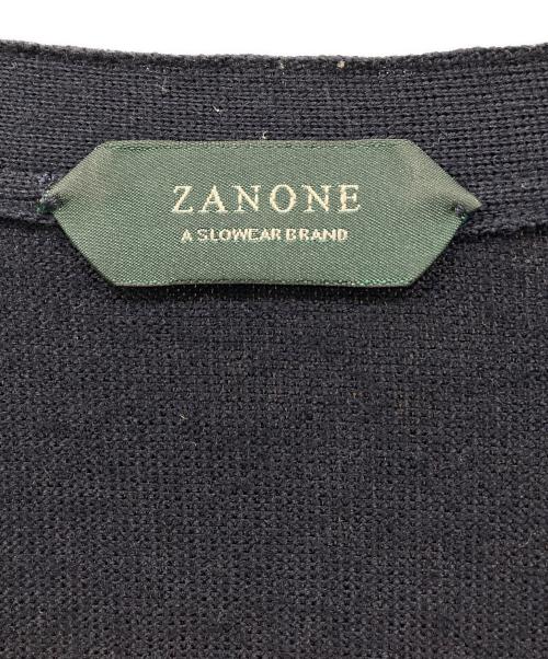 Zanone（ザノーネ）Zanone (ザノーネ) ウールカーディガン ネイビー サイズ:48の古着・服飾アイテム