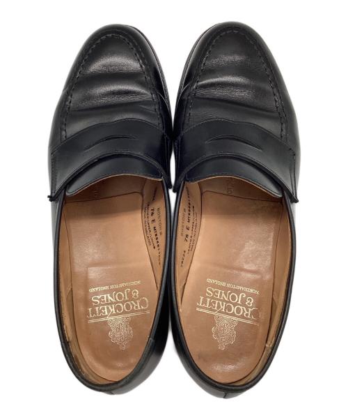 Crockett & Jones（クロケット＆ジョーンズ）Crockett & Jones (クロケット＆ジョーンズ) コインローファー　BOSTON 2 ブラック サイズ:7　1/2の古着・服飾アイテム