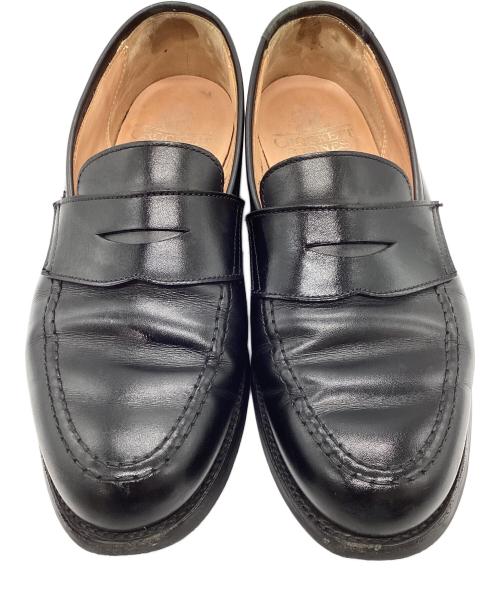 Crockett & Jones（クロケット＆ジョーンズ）Crockett & Jones (クロケット＆ジョーンズ) コインローファー　BOSTON 2 ブラック サイズ:7　1/2の古着・服飾アイテム