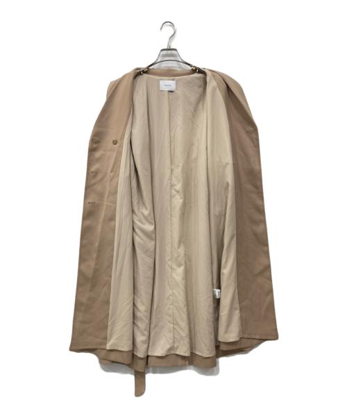 COHINA（コヒナ）COHINA (コヒナ) ベーシックとろみトレンチコート ベージュ サイズ:regularの古着・服飾アイテム