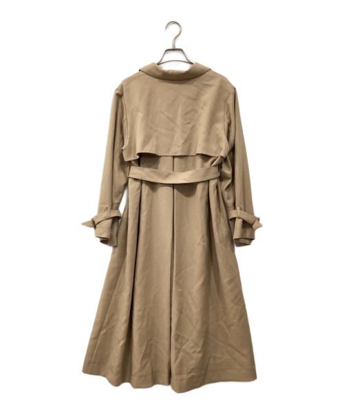 COHINA（コヒナ）COHINA (コヒナ) ベーシックとろみトレンチコート ベージュ サイズ:regularの古着・服飾アイテム