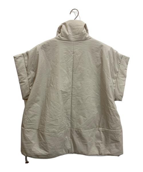 VERSEAU（バルソ）VERSEAU (バルソ) ブライトタッサー中綿ジレ ベージュ サイズ:Freeの古着・服飾アイテム
