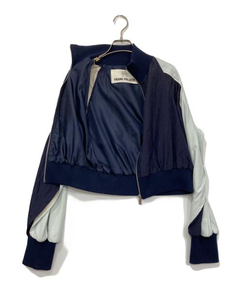 PRANK PROJECT（プランクプロジェクト）PRANK PROJECT (プランクプロジェクト) Zip Gathered Short Jacket ネイビー サイズ:FREEの古着・服飾アイテム