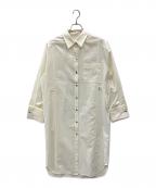 PRANK PROJECTプランクプロジェクト）の古着「Off Shoulder Two-way Long Shirt」｜アイボリー