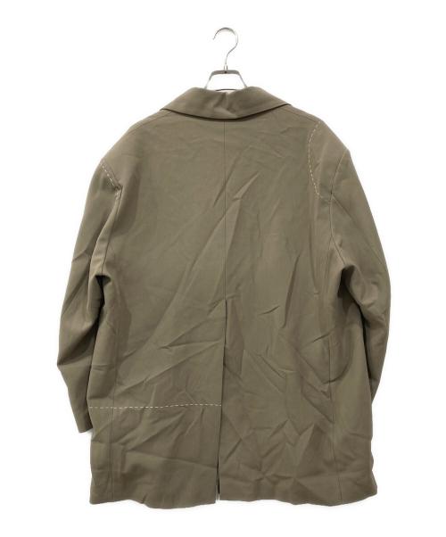 ZARA（ザラ）ZARA (ザラ) MAISON SPECIAL (メゾンスペシャル) オーバーサイズブレザートップステッチ ベージュ サイズ:M/Lの古着・服飾アイテム