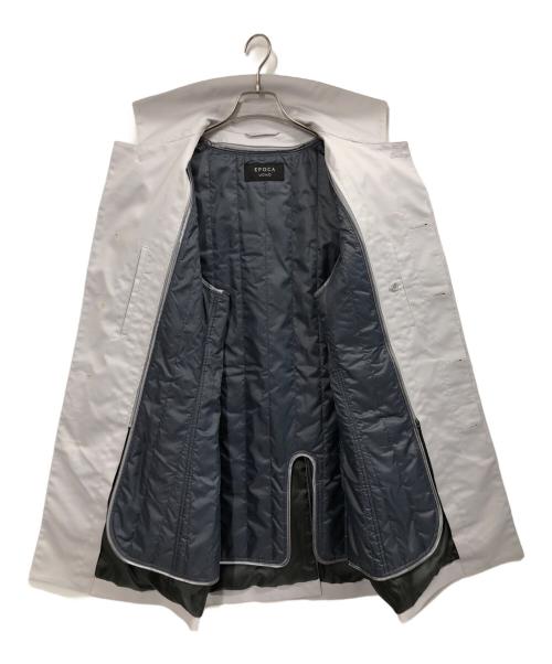 EPOCA UOMO（エポカ ウォモ）EPOCA UOMO (エポカ ウォモ) ライナー付ステンカラーコート グレー サイズ:48の古着・服飾アイテム