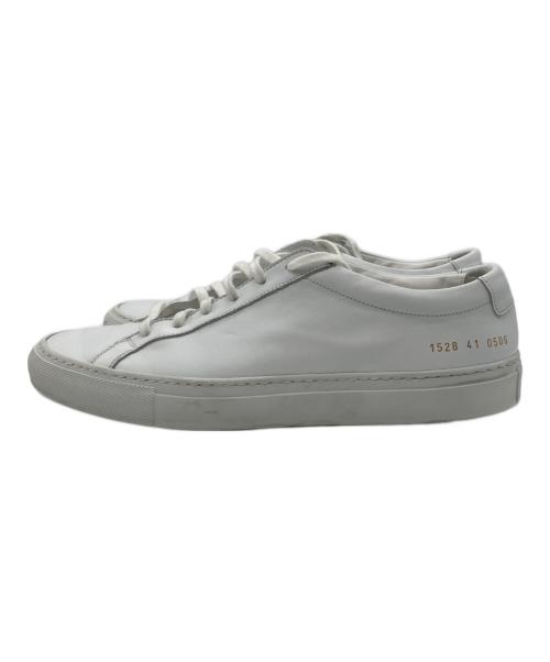 COMMON PROJECTS（コモンプロジェクツ）COMMON PROJECTS (コモンプロジェクツ) Achilles レザースニーカー ホワイト サイズ:41の古着・服飾アイテム