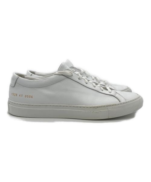 COMMON PROJECTS（コモンプロジェクツ）COMMON PROJECTS (コモンプロジェクツ) Achilles レザースニーカー ホワイト サイズ:41の古着・服飾アイテム