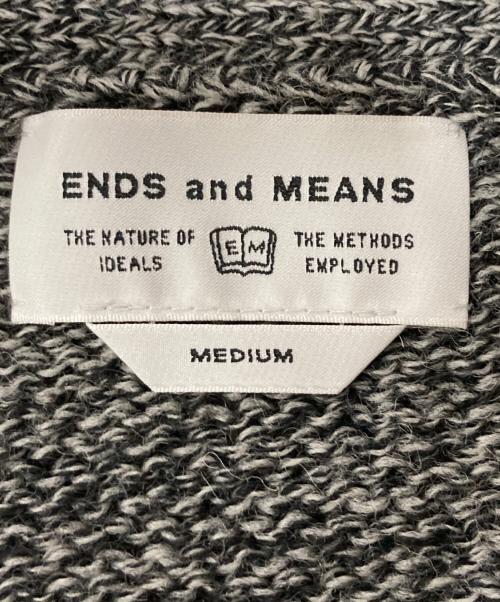 ENDS and MEANS（エンズアンド ミーンズ）ENDS and MEANS (エンズアンド ミーンズ) Cardigan グレー サイズ:Mの古着・服飾アイテム