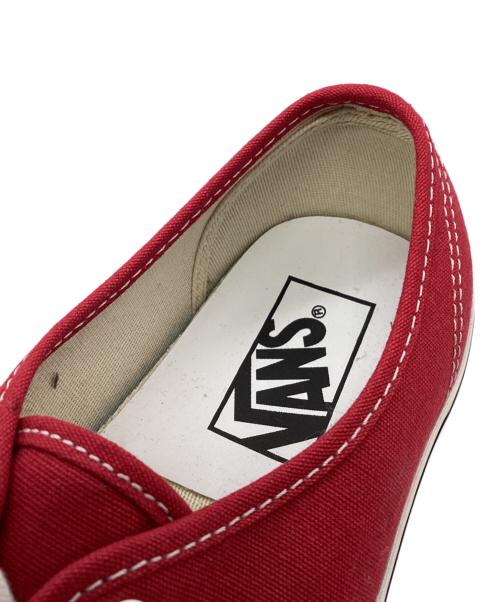 VANS（ヴァンズ）VANS (ヴァンズ) PREMIUM オーセンティック 44  レッド サイズ:24の古着・服飾アイテム