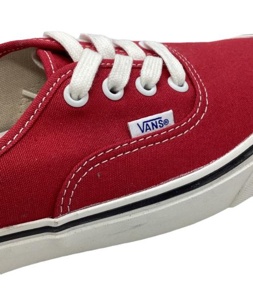 VANS（ヴァンズ）VANS (ヴァンズ) PREMIUM オーセンティック 44  レッド サイズ:24の古着・服飾アイテム
