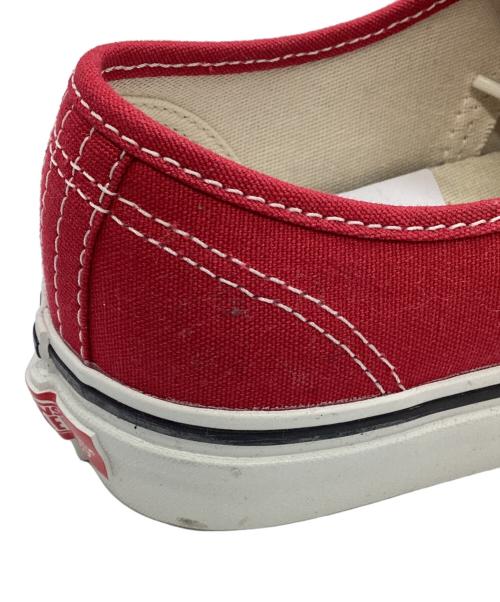 VANS（ヴァンズ）VANS (ヴァンズ) PREMIUM オーセンティック 44  レッド サイズ:24の古着・服飾アイテム