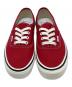 中古・古着 VANS (ヴァンズ) PREMIUM オーセンティック 44  レッド サイズ:24：7000円