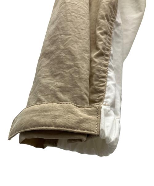 Jack Wolfskin（ジャック ウルフスキン）Jack Wolfskin (ジャック ウルフスキン) JP CLASSIC VERSA JACKET W ベージュ×ホワイト サイズ:Lの古着・服飾アイテム