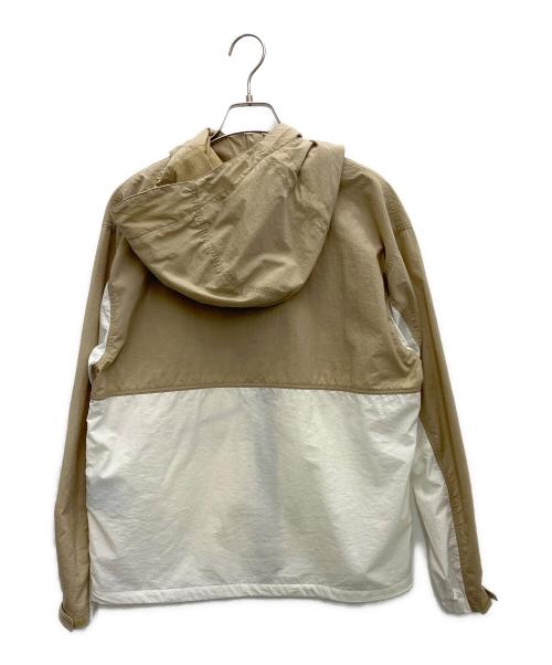 Jack Wolfskin（ジャック ウルフスキン）Jack Wolfskin (ジャック ウルフスキン) JP CLASSIC VERSA JACKET W ベージュ×ホワイト サイズ:Lの古着・服飾アイテム