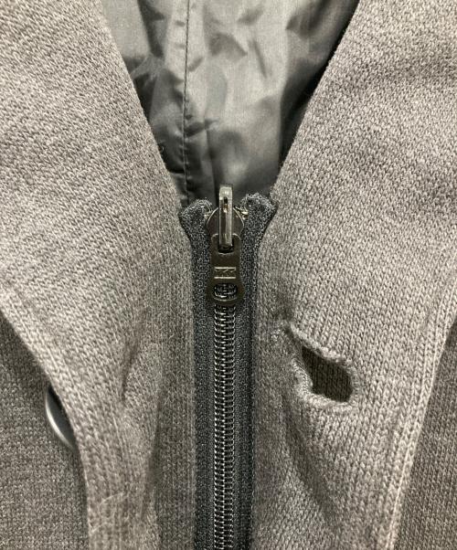 A.A.R（アール）A.A.R (アール) YOHJI YAMAMOTO (ヨウジヤマモト) リバーシブルニットジャケット グレー サイズ:Lの古着・服飾アイテム