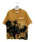 FENG CHEN WANG（フェンチェンワン）の古着「Bleached Pocket T-Shirt」｜イエロー